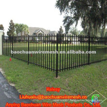 Zinc steel pipe backyard fence